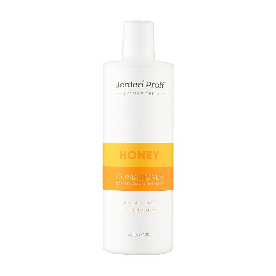 Безсульфатний кондиціонер Jerden Proff Honey Conditioner для слабкого волосся, з маточним молочком, 400 мл